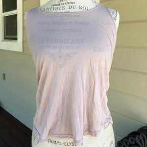 Brandy Melville Blush Pink Muscle Tank